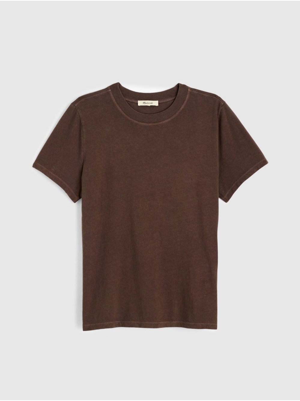 Madewell Roasted Chicory The Relaxed Tee in Vintage Jersey - NWT - size M